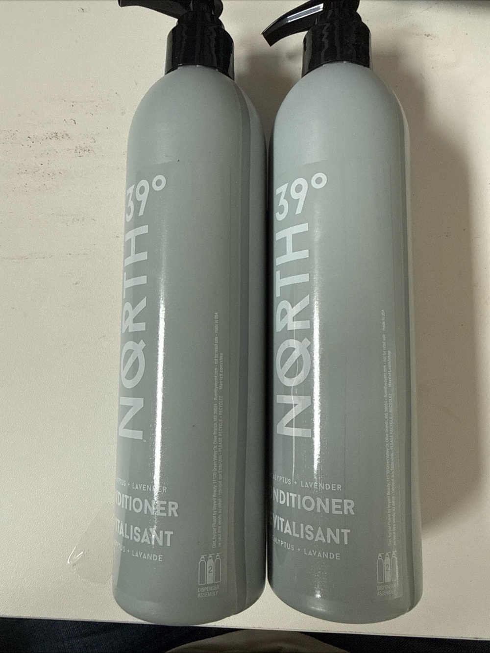39° North Conditioner Duo - Gray Pump Bottles 2 bottles